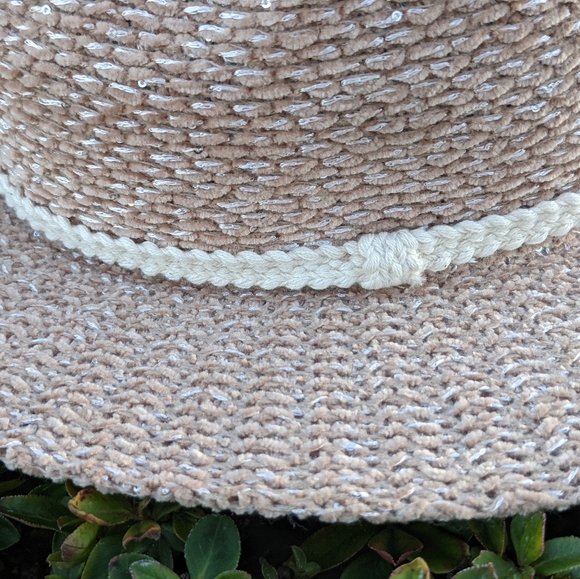 Four Buttons by San Diego Hat Company chenille fedora with some light sparkle - Picture 14 of 15